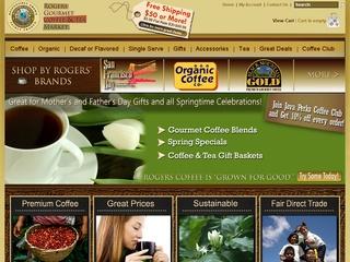 10% Off orders from Rogers Gourmet Coffee on orders $160+