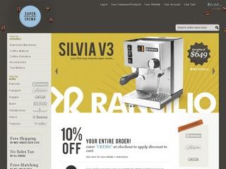 10% of espresso machines from SuperCrema